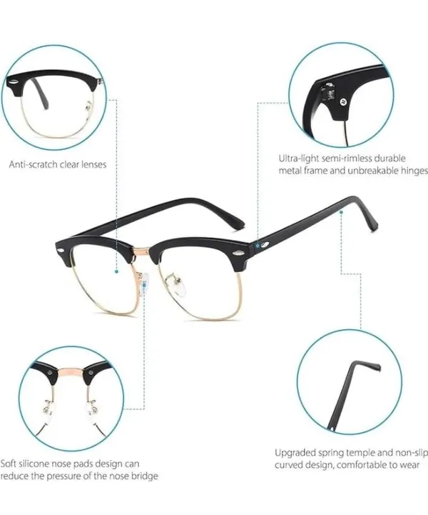 Gold_Clear_Unisex_Anti_blue_rays_goggles_for_men_and_women