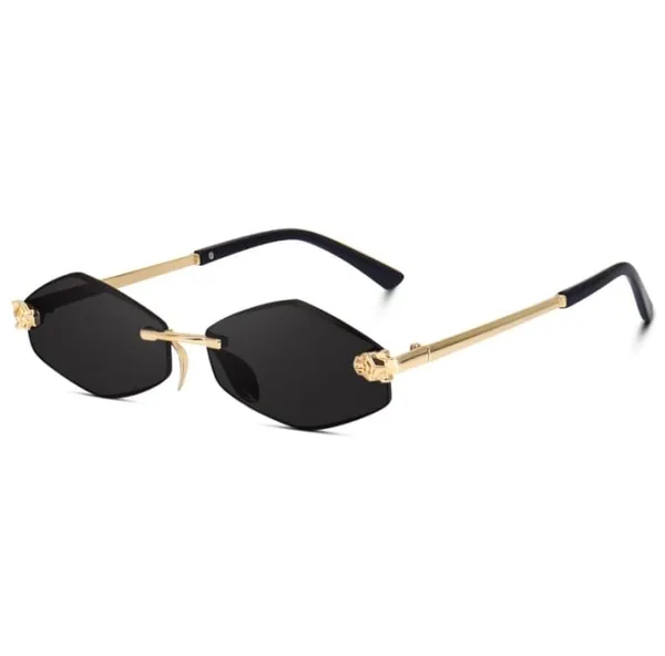 Gold_Black_Unisex_Rim-Less_Sunglasses_For_Men_and_Women