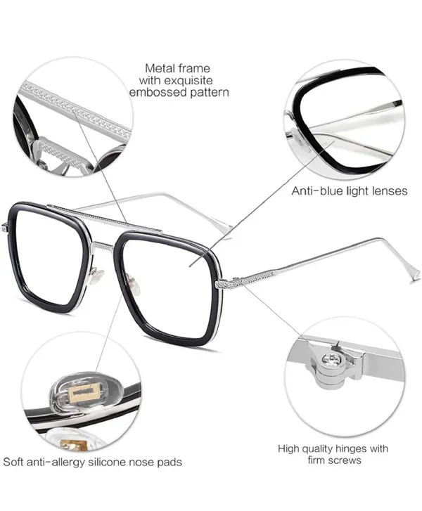 Silver_unisex_iron_man_sunglasses_with_anti_blue_rays_lenses_For_Men