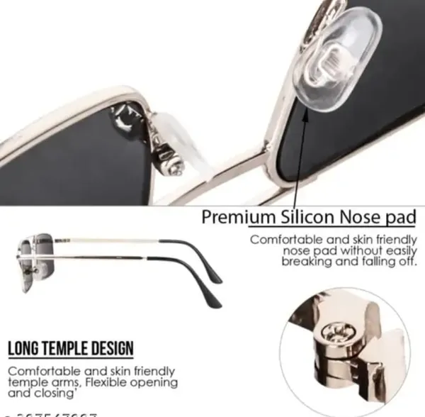 Silver_Black_unisex_Metal_full_rim_sunglasses_for_men_and_women