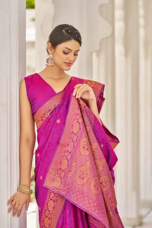 Purple_Silk_Sarees_With_Blouse_Piece_For_Women