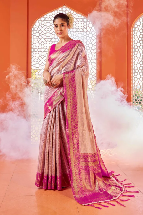 Pink_Silk_Sarees_With_Blouse_Piece_For_Women