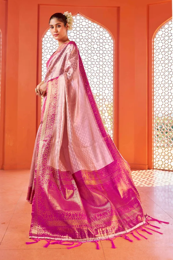 Pink_Silk_Sarees_With_Blouse_Piece_For_Women