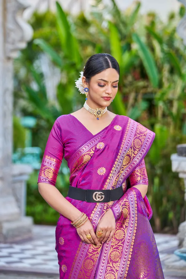 Purple_Silk_Sarees_With_Blouse_Piece_For_Women