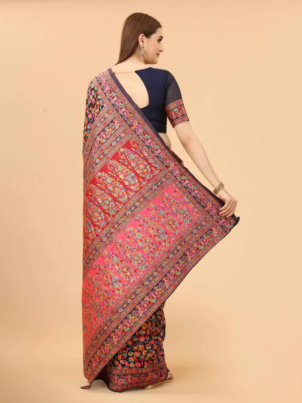 Blue_Cotton_Sarees_With_Blouse_Piece_For_Women