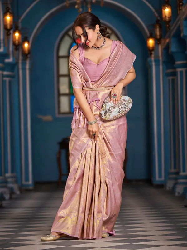 Purple_Silk_Sarees_With_Blouse_Piece_For_Women