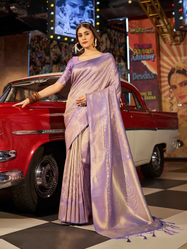 Purple_Silk_Sarees_With_Blouse_Piece_For_Women