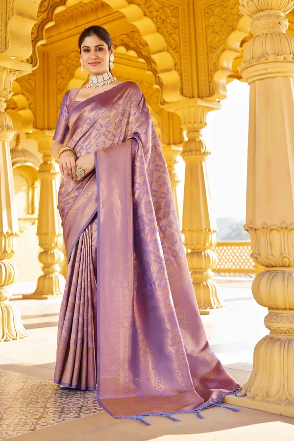 Purple_Silk_Sarees_With_Blouse_Piece_For_Women