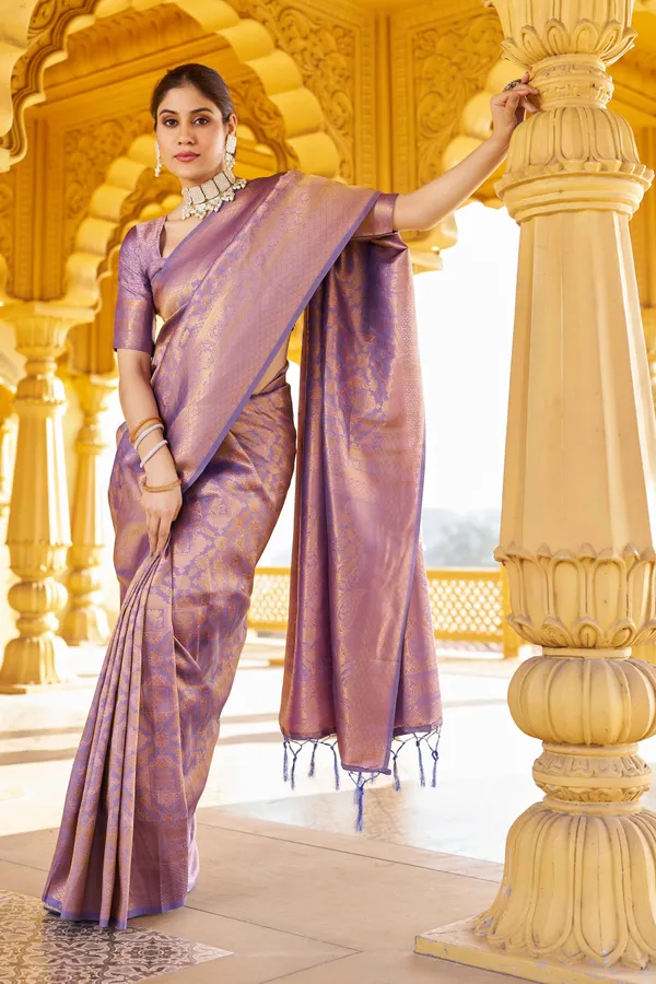 Purple_Silk_Sarees_With_Blouse_Piece_For_Women