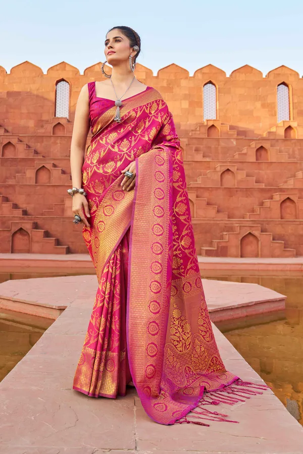 Purple_Silk_Sarees_With_Blouse_Piece_For_Women