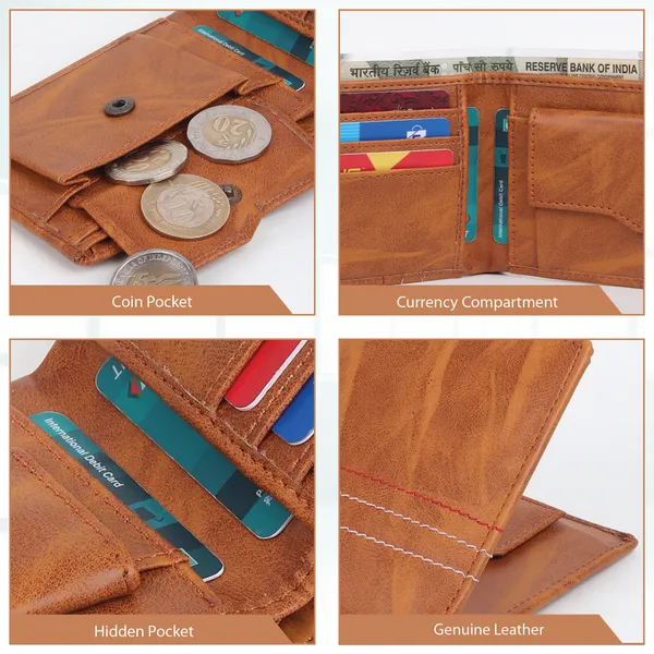 Tan_Casual,_Formal_Artificial_Leather_Wallet_For_Men