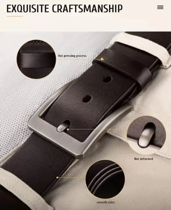 Men's_Casual,_Evening,_Formal,_Party_Brown_Artificial_Leather_Belt