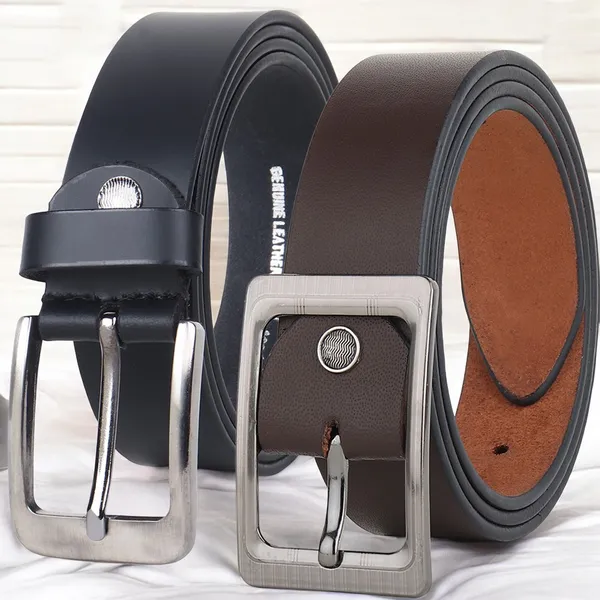 Men_Brown_&_Black__Formal,_Casual__Genuine_Leather_Belts_(Combo_Set)