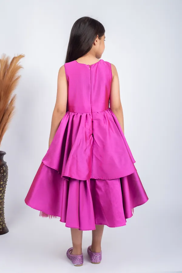 Hot_Pink_Premium_Quality_Dress_For_Kids_Girls
