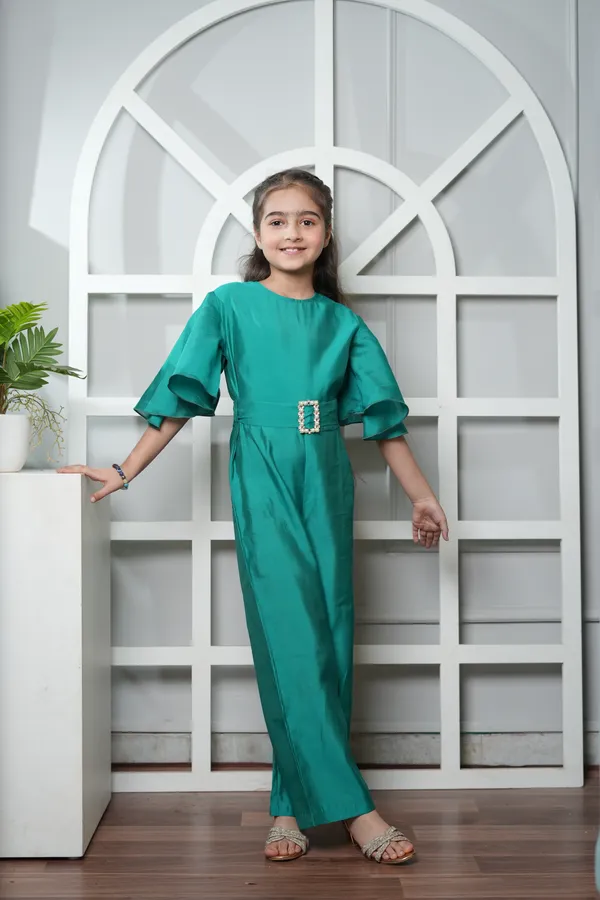 Jelly_Jones_Green_Jumpsuit_with_diamond_&_Paerl_embellished_buckle