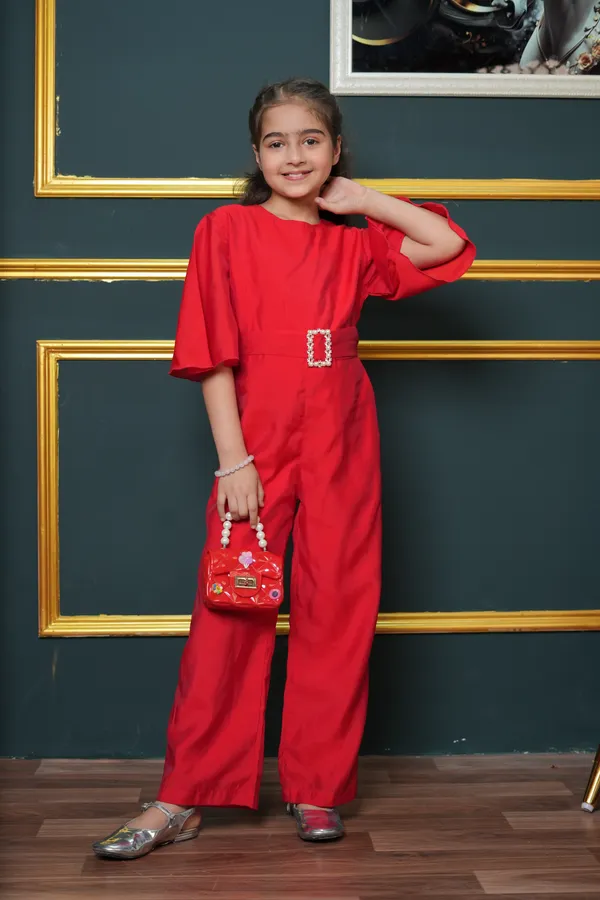 Jelly_Jones_Red_Jumpsuit_with_diamond_&_Paerl_embellished_buckle