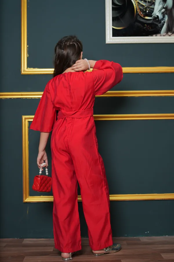 Jelly_Jones_Red_Jumpsuit_with_diamond_&_Paerl_embellished_buckle