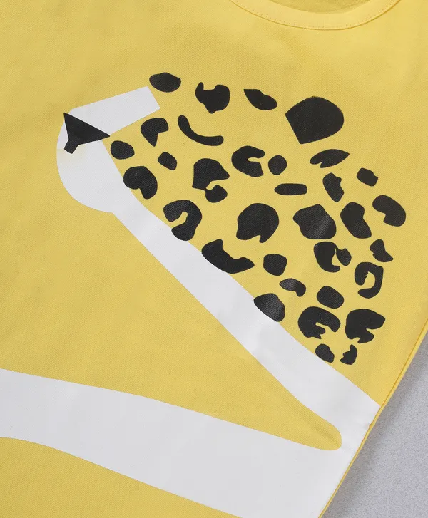 Boys_Premium_Cotton_Half_Sleeves_Printed_Tshirt_&_Pyjama_Set_-_Yellow