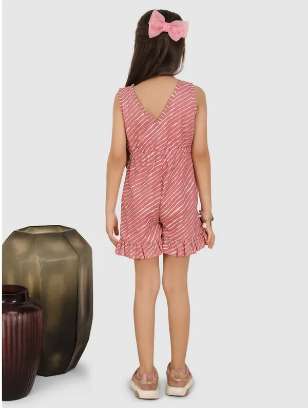 Pink_Premium_Quality_Striped_Jumpsuit_For_Girls