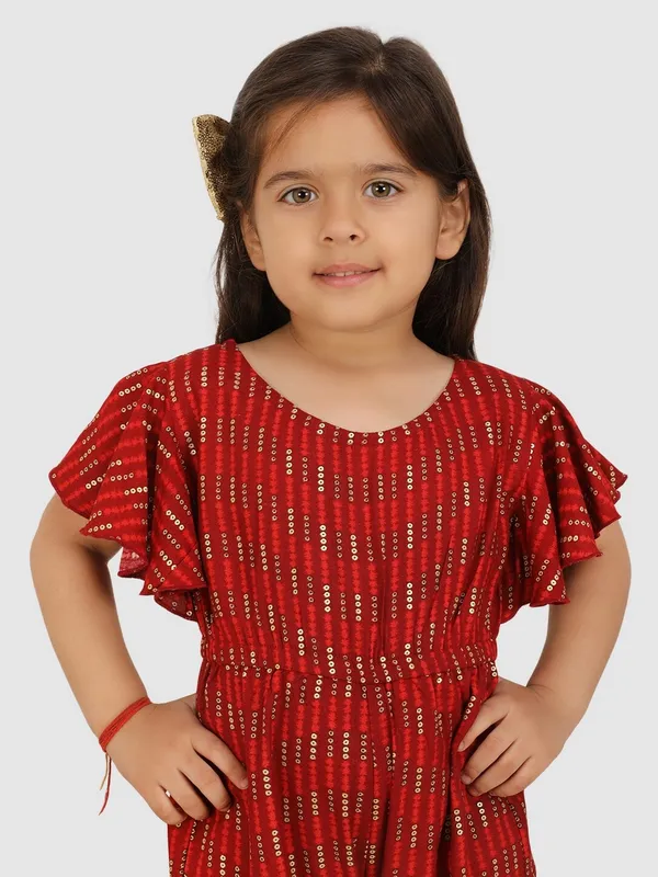Maroon_Premium_Quality_Printed_Jumpsuit_For_Girls