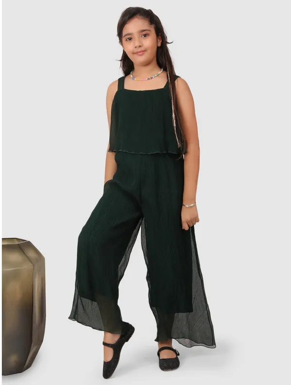 Green_Premium_Quality_Solid_Jumpsuit_For_Girls