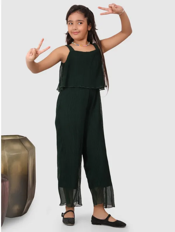 Green_Premium_Quality_Solid_Jumpsuit_For_Girls