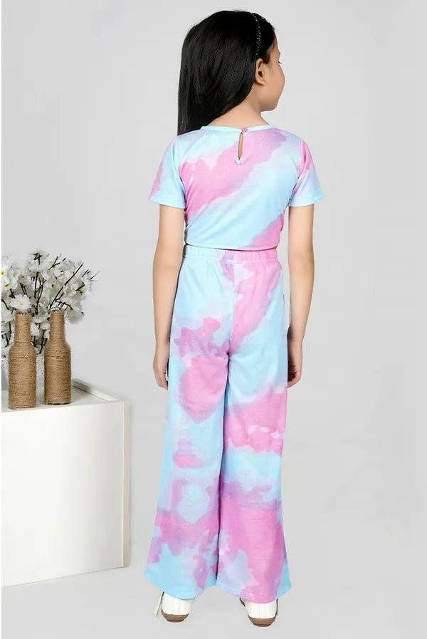 Blue_Printed_Casual_Casual_Top_Pant_For_Girls