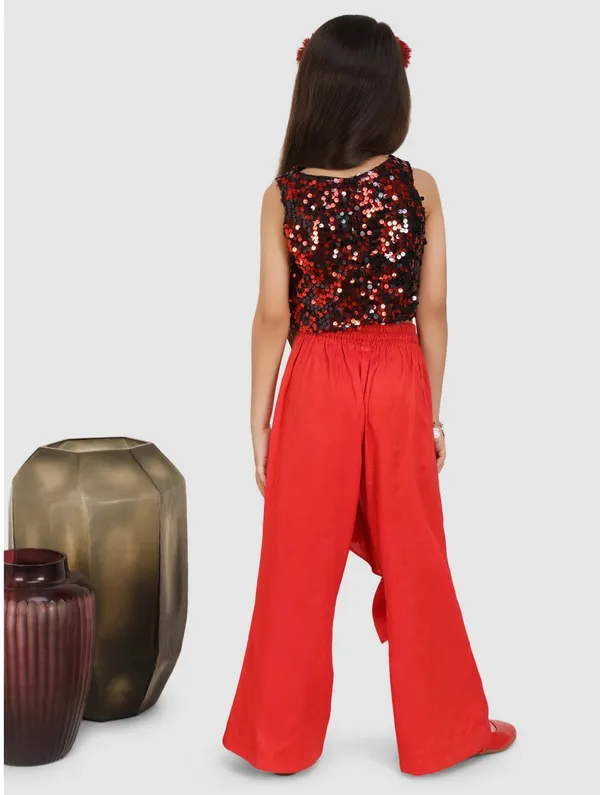 Pink_Solid_Casual_Casual_Top_Trouser_For_Girls