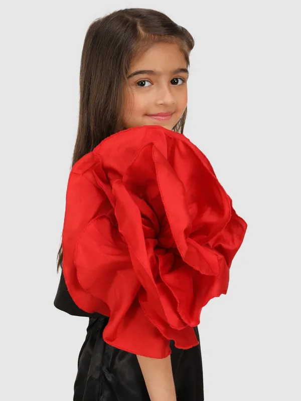 Black_Solid_Casual_Top_&_Trouser_Set_for_Girls_–_Effortless_Style_&_Comfort