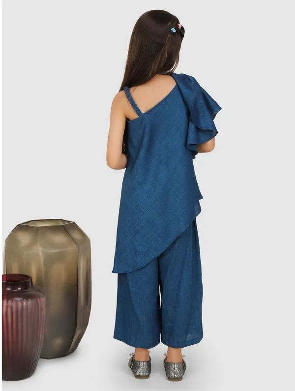 Chic_Blue_Solid_Casual_Top_&_Pant_Set_for_Girls_–_Effortless_Style_&_Comfort