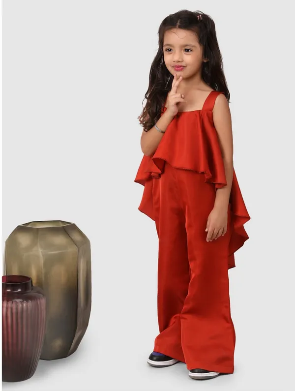 Brown_Premium_Quality_Solid_Jumpsuit_For_Girls