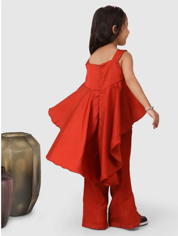 Brown_Premium_Quality_Solid_Jumpsuit_For_Girls