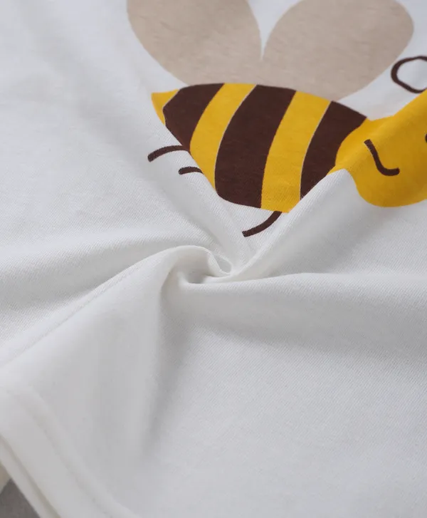 Kids_Premium_Cotton_Full_Sleeves_Bee_Printed_Tshirt_&_Pyjama_Set_-_Multicolor