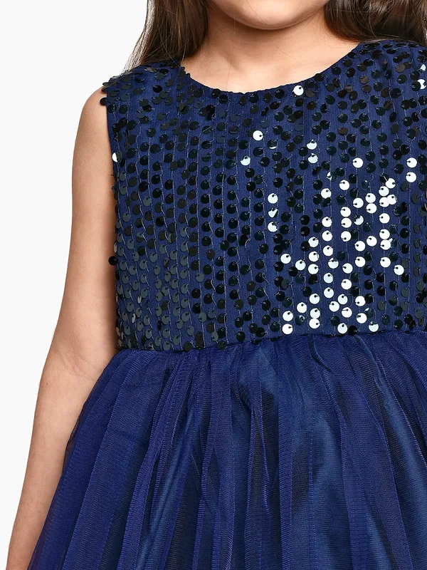 Jelly_Jones_sequance__embelished_Net_Partywear_Dress-_Navy
