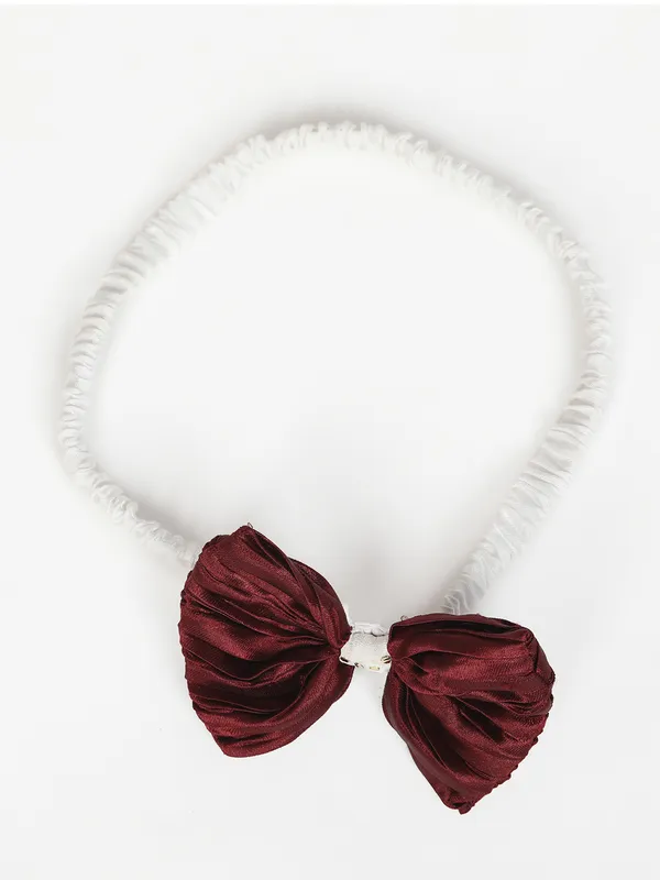 Jelly_Jones__Dress_with_sequance_torso_&_hair_band_-Maroon