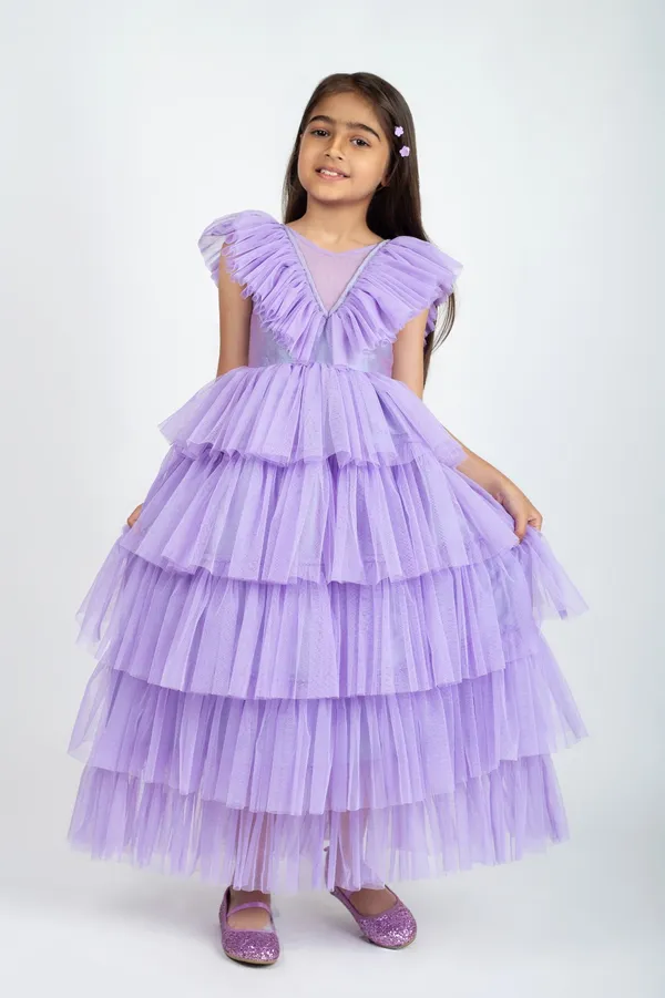 Mauve_Premium_Quality_Dress_For_Kids_Girls
