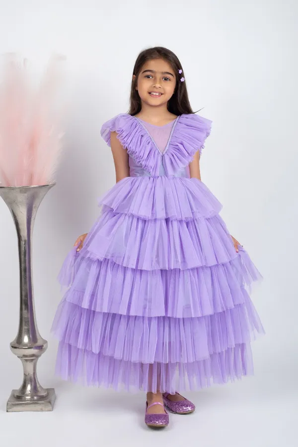 Mauve_Premium_Quality_Dress_For_Kids_Girls