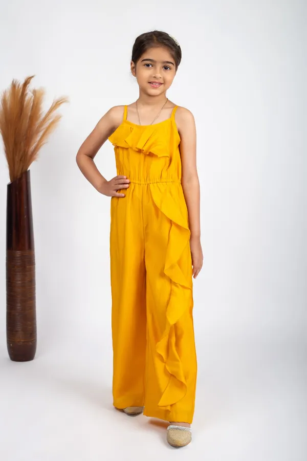 Yellow_Premium_Quality_Jumpsuit_For_Kids_Girls