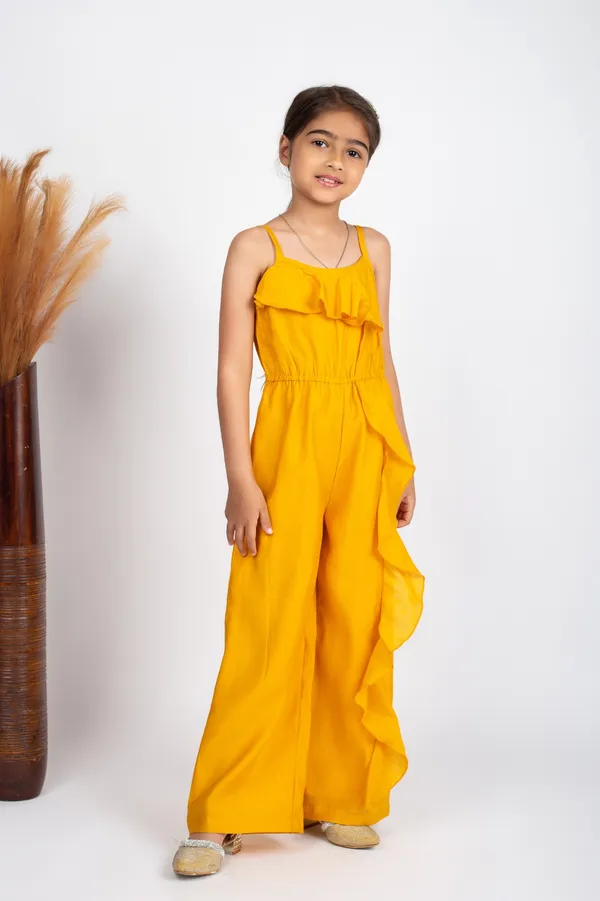 Yellow_Premium_Quality_Jumpsuit_For_Kids_Girls