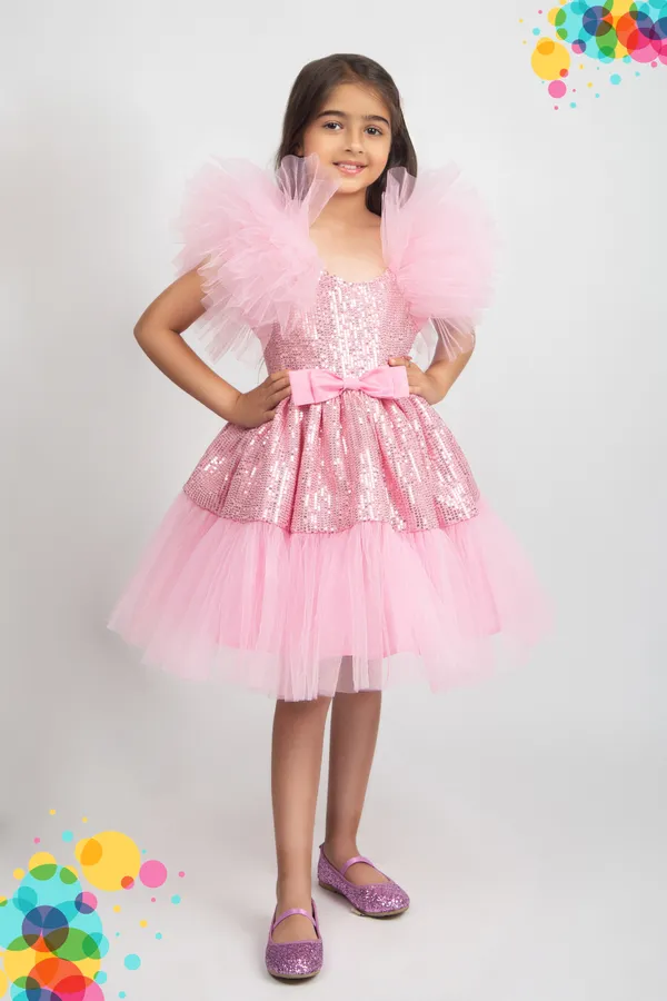 Pink_Premium_Quality_Dress_For_Kids_Girls