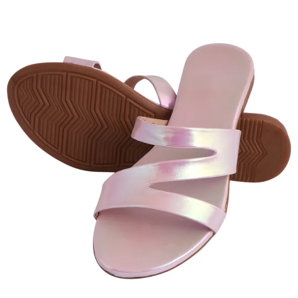 ACKNEW_Pink_colour_Cross_Flats_Sandal_for_Women_and_Girls_|_Women_Ethnic_Flats_Footwear_for_Women_|_Fancy_&_Stylish_Slippers_for_Party_&_Formal_Wear