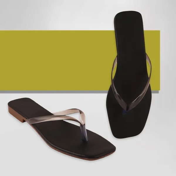 Black_Colour_Casual_Flat_Slippers_Women_And_Girls_for_Daily_Use_