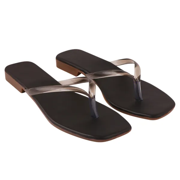 Black_Colour_Casual_Flat_Slippers_Women_And_Girls_for_Daily_Use_