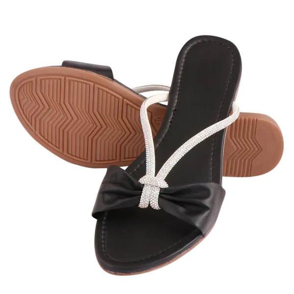 Black_Colour_Casual_Flat_Slippers