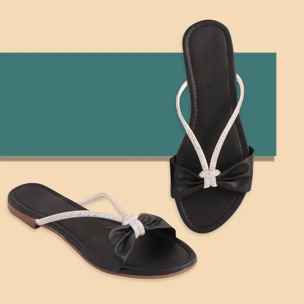 Black_Colour_Casual_Flat_Slippers