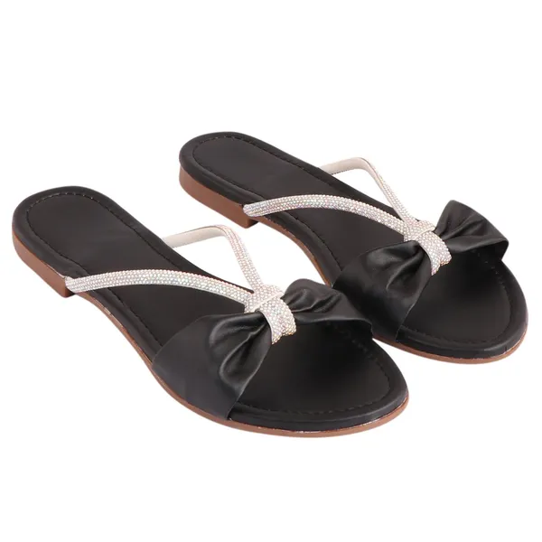 Black_Colour_Casual_Flat_Slippers