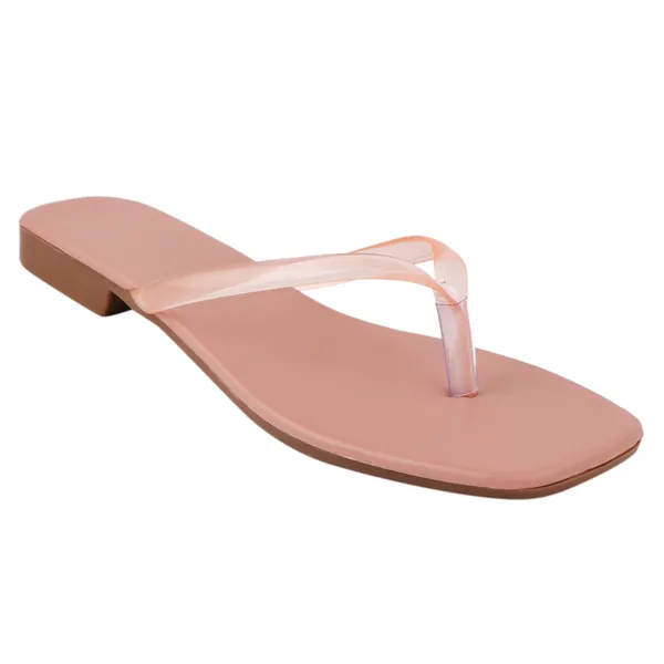 Pink_Colour_Casual_Flat_Slippers_For_Women_And_Girls_For_Daily_Use_