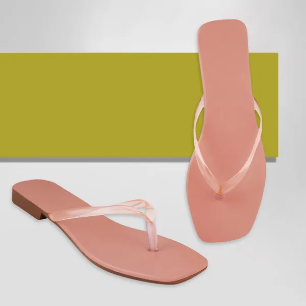 Pink_Colour_Casual_Flat_Slippers_For_Women_And_Girls_For_Daily_Use_