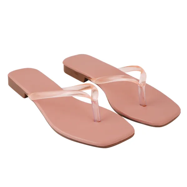 Pink_Colour_Casual_Flat_Slippers_For_Women_And_Girls_For_Daily_Use_