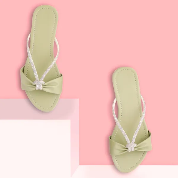 Green_Colour_Casual_Flat_Slippers_For_Women